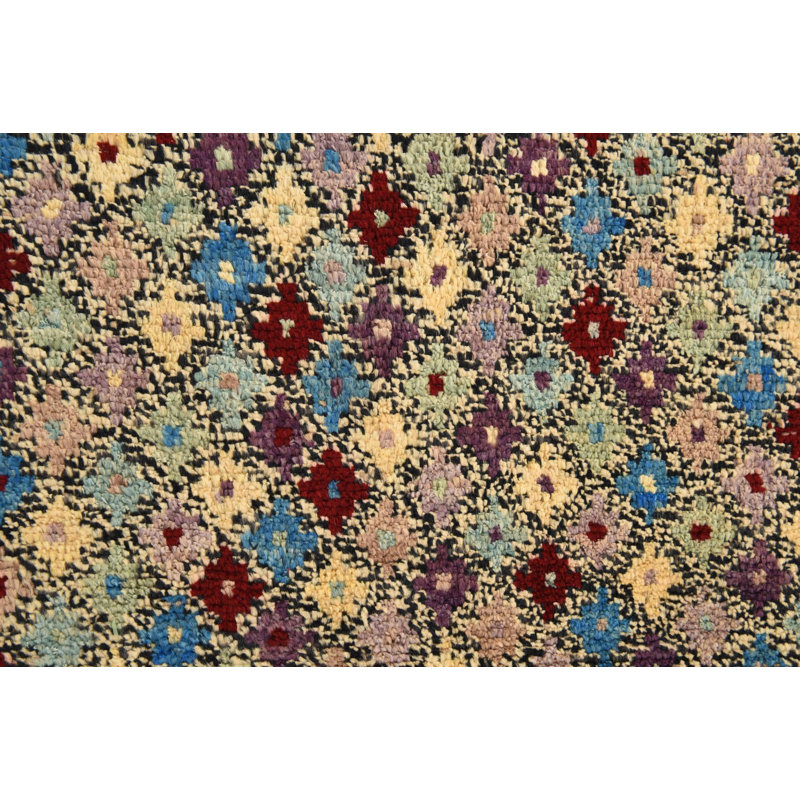 Tapis noir et blanc Oliveri