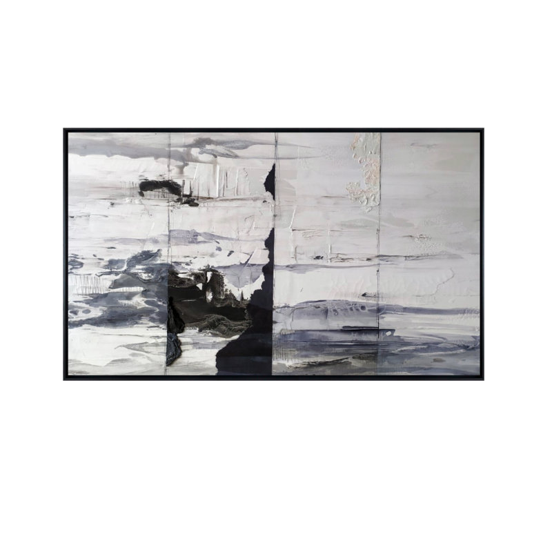 Velora Print, 120 cm H x 120 cm W, Black
