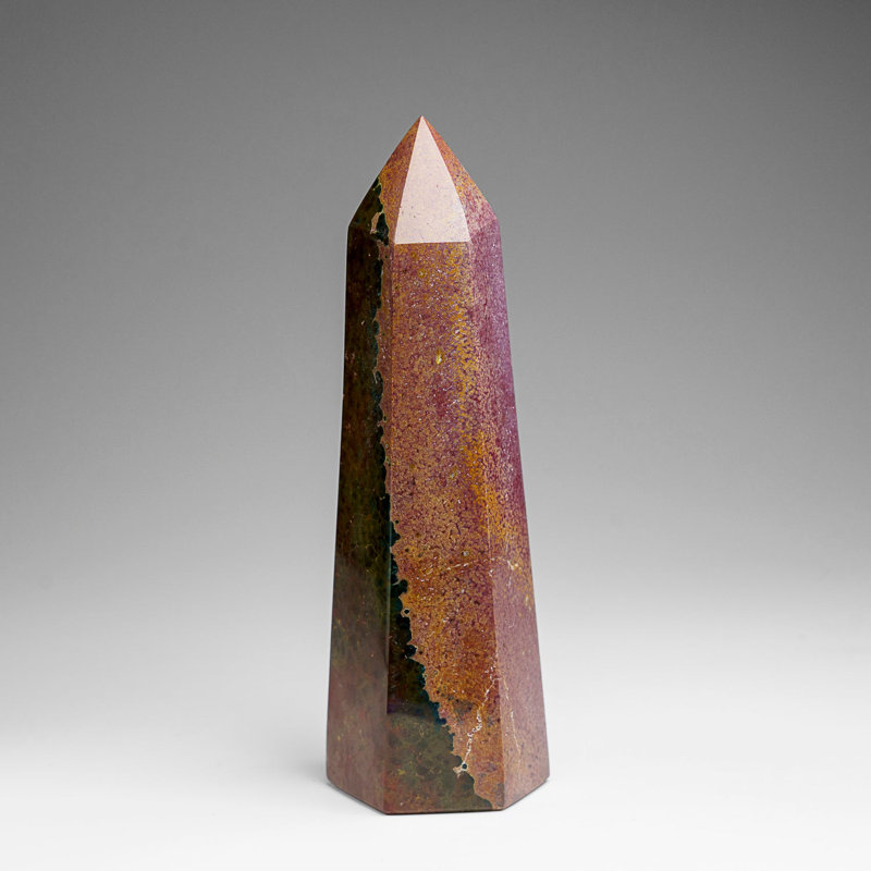Genuine Polished Imperial Rhodonite Point (1.3 Lbs)