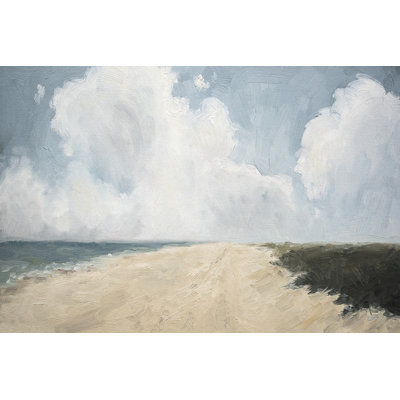" Beach Stroll " by Marian Parsons Painting Print