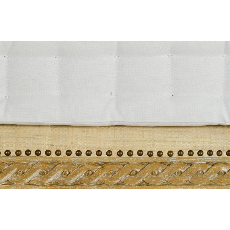 Upholstered Daybed, White