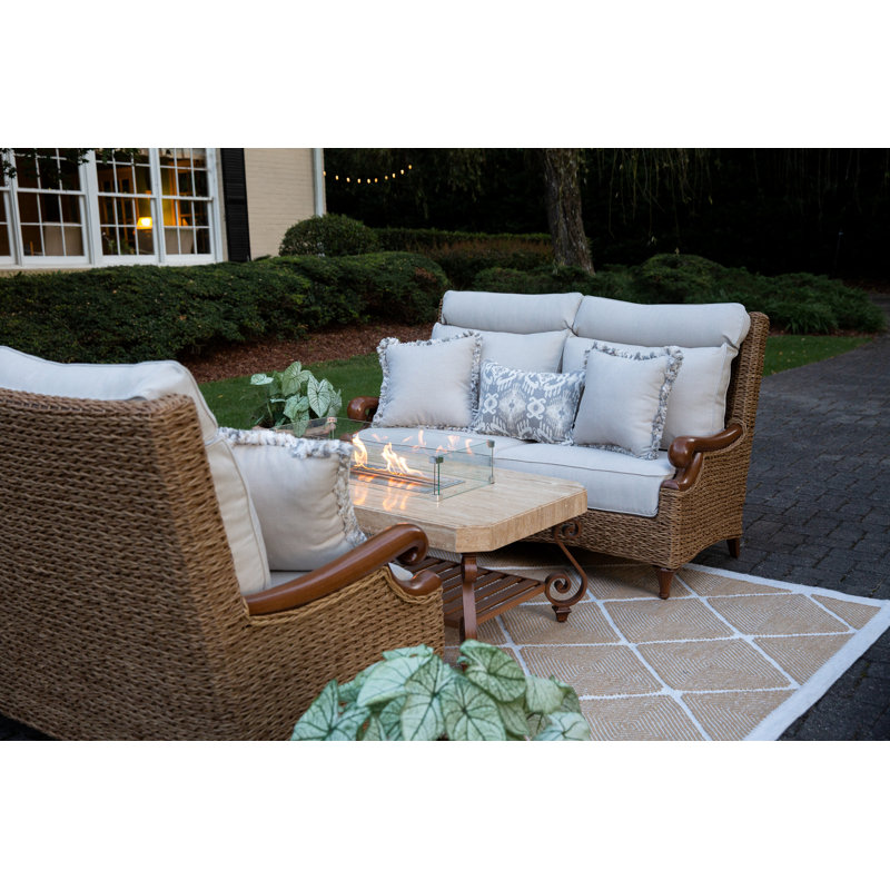 Brookside Outdoor 2 - Seat Loveseat, Nurture Pebble