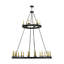 Lustre de roue de style bougie 24 lumières Yearwood