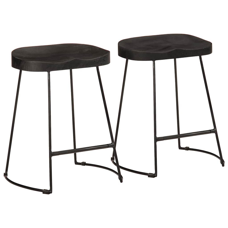 Fulbright Counter Stool, 46 x 38 x 52 cm, Black