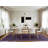 Machine Washable Solid Purple Area Rug