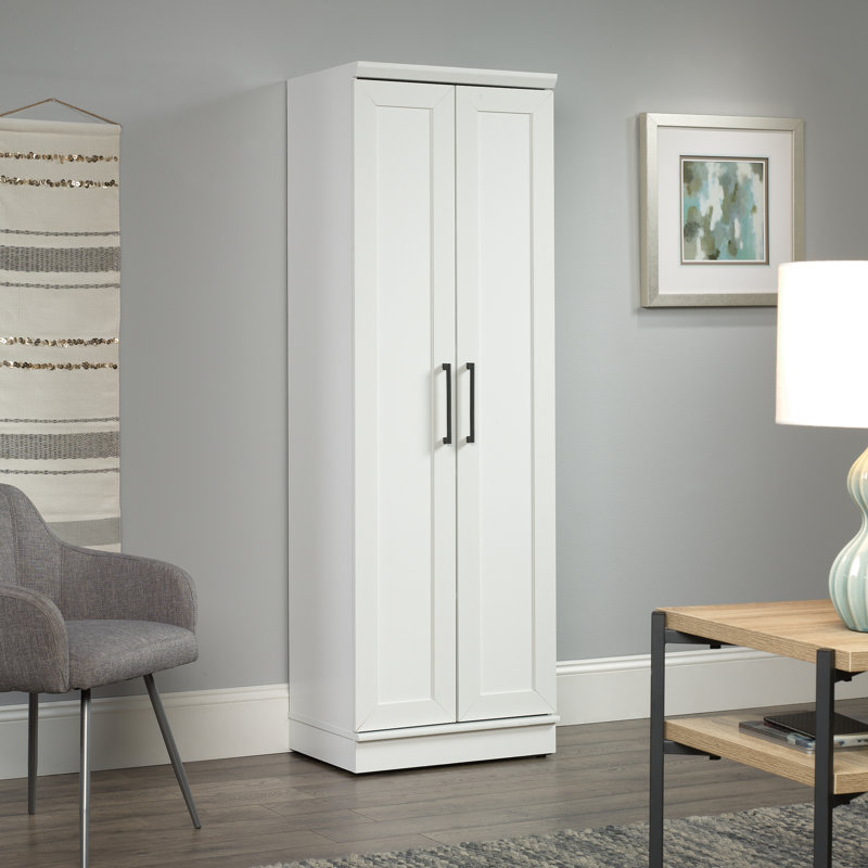 Carnesha 23.31'' Wide 4 - Shelf Storage Cabinet, Soft White