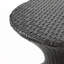 Table d'appoint en osier brun / brun
