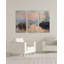 Coucher de soleil sur la seine par Claude Monet, ensemble de 3 reproductions d'art sur toiles-1585221743