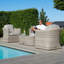 Aajiv 2 Seat Rattan Sofa Set