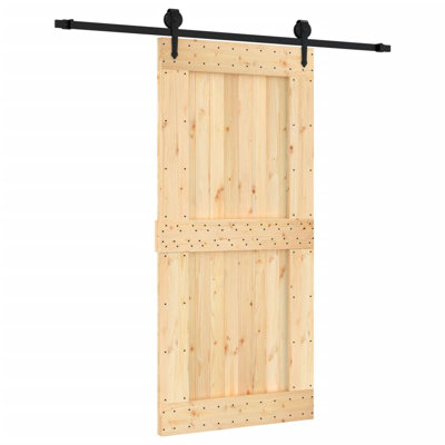 Porte coulissante avec quincaillerie Vidaxl