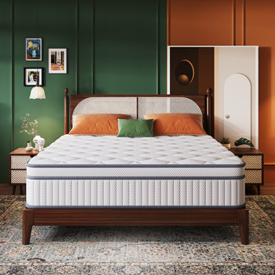 Mattress, 10 Inch Mattress In A Box, Gel Memory Foam Hybrid Mattress For Motion Isolation, Soft And Comfortable Mattress, Pressure Relief, Medium Firm Support