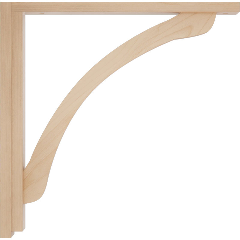 Support en bois Reece, H 17,25 po x l 2,5 po x P 17,75 po, Aulne