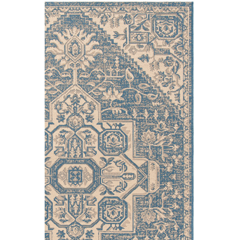 Adler Performance Oriental Indoor/Outdoor Area Rug, Runner 2'2" x 12'