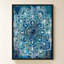 Mandala en bleu II par Danhui Nai - impression sur toile-237056583-237056586