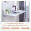Décoration murale flottante 45 po x 22 po x 6,5 po à fixation murale polyvalente avec tablettes flottantes-524482008