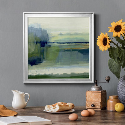 Glistening Meadow Détail I - Peinture sur toile encadrée
