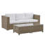 Canandaigua 3 Seater Rattan Sofa Set-1779516335