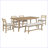6-Piece Retro Farmhouse Style Dining Set-1396215475-1396215474-1396215485