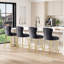 Ensemble de 2 tabourets de bar touffetés-517073340