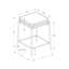 Tabouret de bar, hauteur de comptoir, ensemble de 2, cuisine, aspect cuir