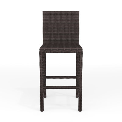 Martha Stewart Bedford Outdoor Rattan Wicker Bar Stools