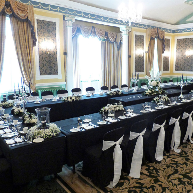 Polyester Chair Covers, Black