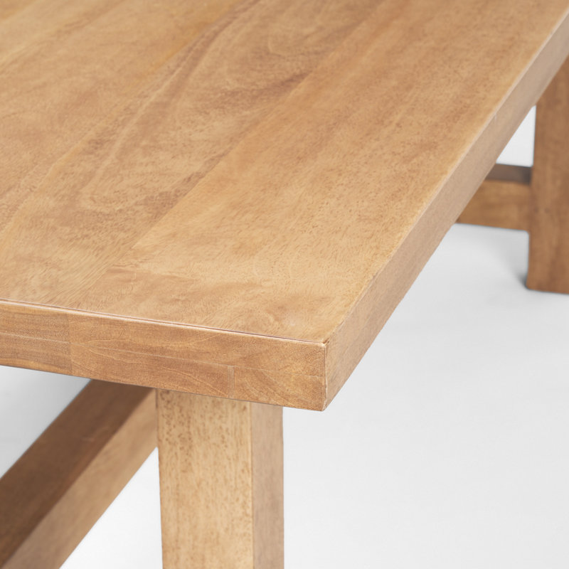 Suke Solid Wood Dining Table, Natural