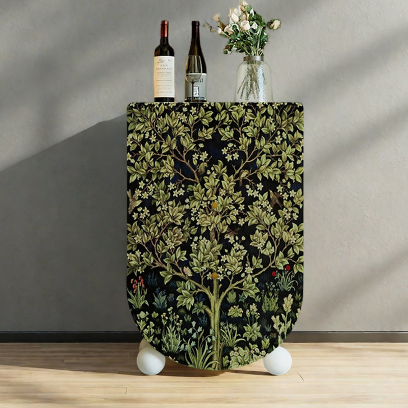 Armoire décorative en bois à double porte, Blanc