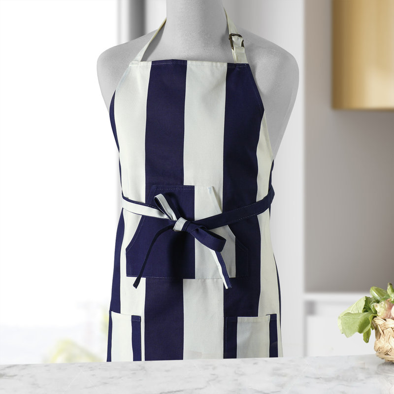 Printed Cotton Kitchen Apron with Pockets Adjustable