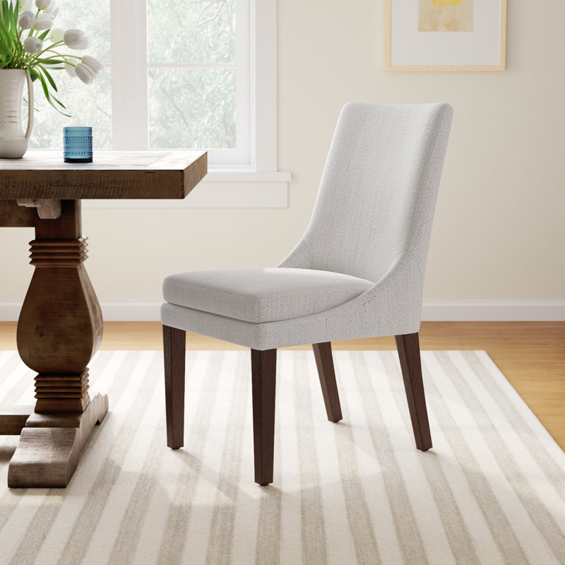 Niara Upholstered Side Chair, Prestige Ivory Basketweave