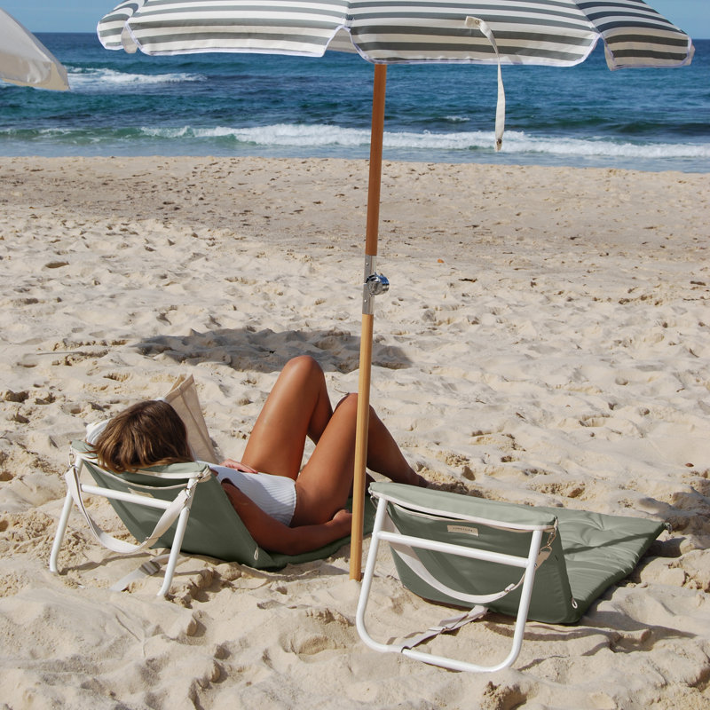 Chaise de plage inclinable: Herbe de mer