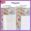 Rideaux carrés orange et beige, voilages abstraits et voilages occultants - 1 panneau-1345220378-1345220376