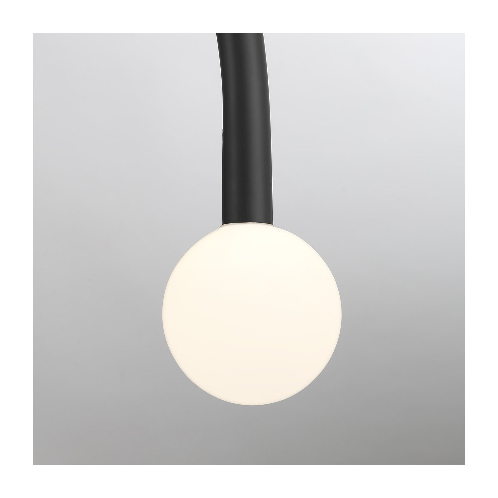 Kai 2-Light Chandelier, Matte Black