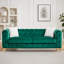 Canapé à compression, canapé-lit Chesterfield