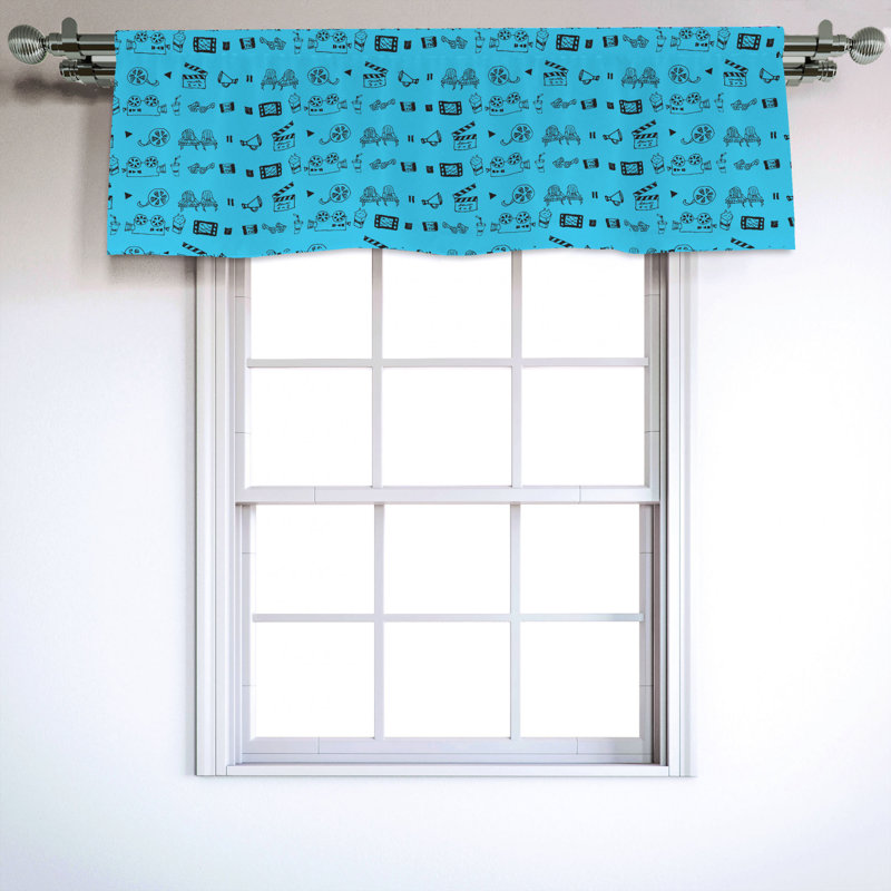Sateen Ruffled Window Valance