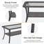 Table basse - Table basse en rotin de rotin avec plateau en verre trempé et table de rangement à 2 niveaux pour terrasse-256270851