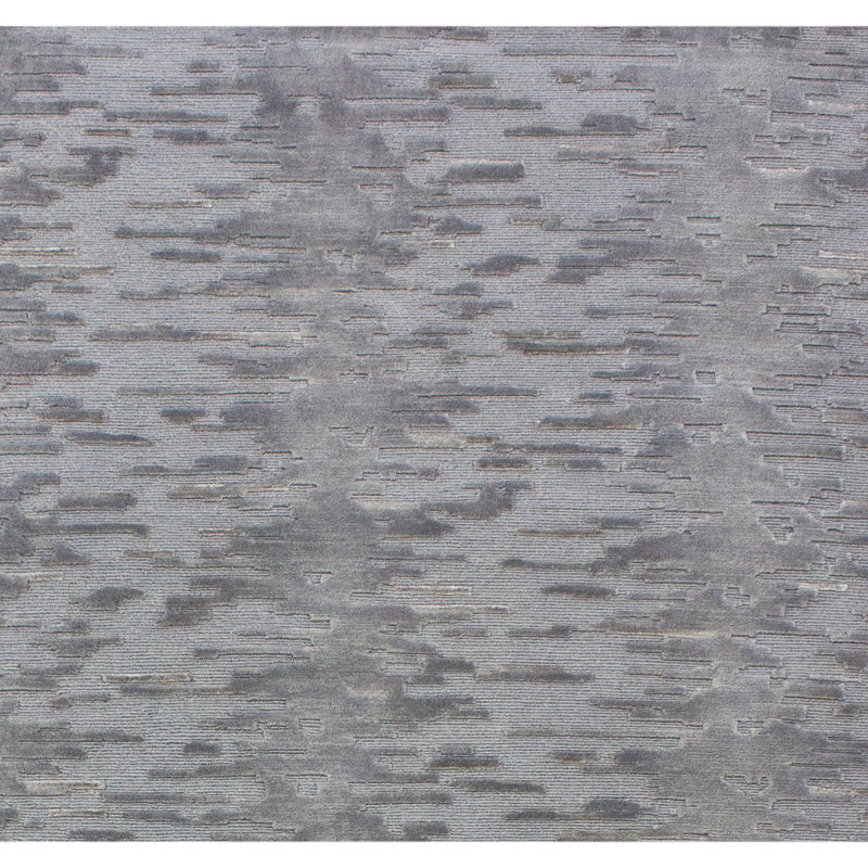 Camouflage Area Rug in Silver/Gray, Rectangle 8' x 10'