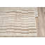  Tapis abstrait moderne 6 pi x 9 pi | Tapis rayé pour bureau personnel | Beige brun-46264007