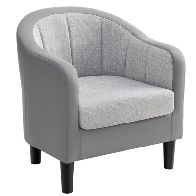 Fauteuil demi-tonneau Alina