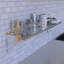 Tablette murale utilitaire en métal.-74137445-74137457