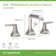 Oak Two Handle Bathroom Faucet with Push Pop Drain