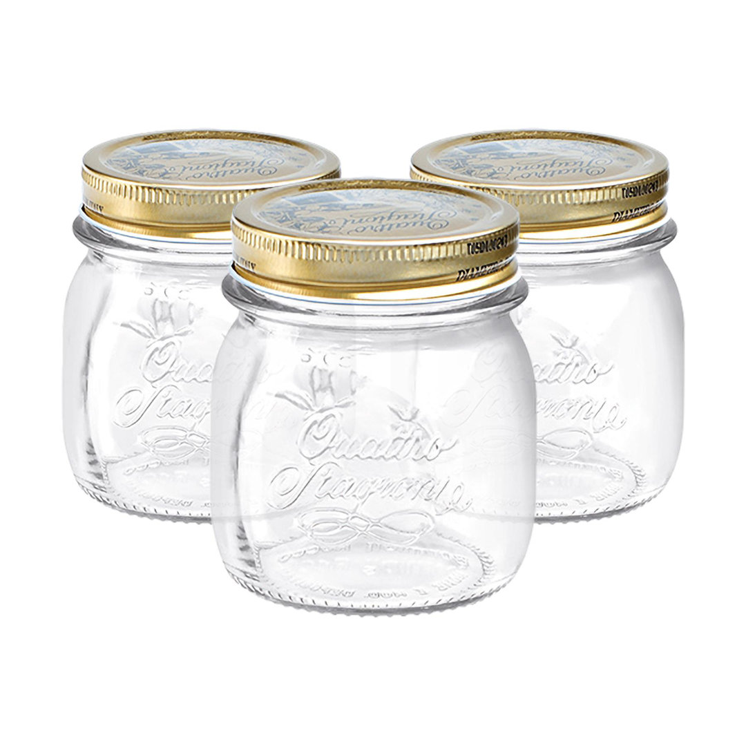Quattro Stagioni Glass Storage Jars - 250ml