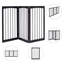 Maone Wood Free Standing Pet Gate