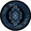 Tapis bleu Josephus Medallion-1072905812