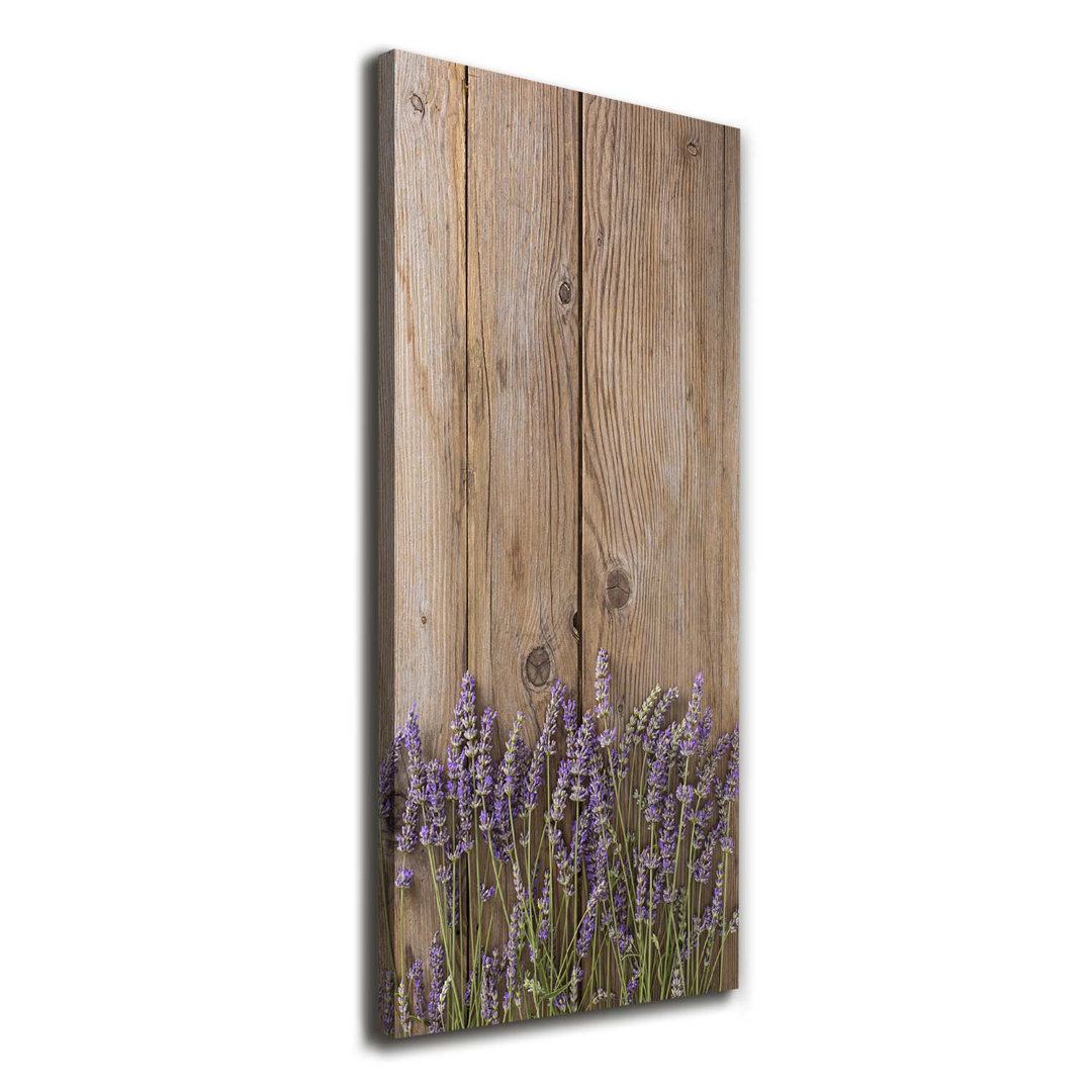 Lavendel auf dem Holz - Kunstdrucke auf Leinwand