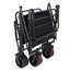 Chariots pliants multifonctionnels 2 en 1, chaise de plage convertible avec roues tout-terrain, capacité de 650 lb