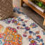Tapis bleu / jaune / crème Lathan-1618027158