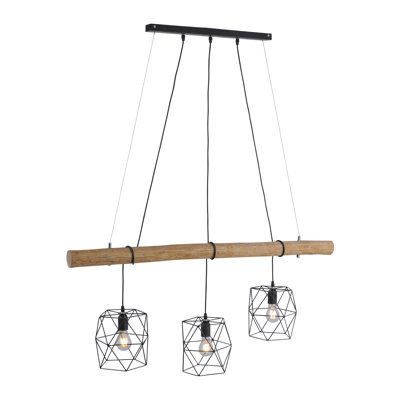 Keys 3 - Light Black Kitchen Island Pendant