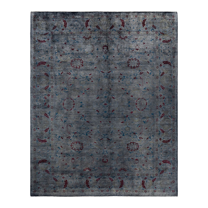 Overyed One-of-a-Kind Rectangle 8'2" X 10'1" Hand Knotted Area Rug