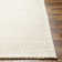 Rectangle Venette Polyester/Wool Area Rug in Cream